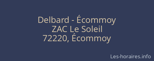 Delbard - Écommoy