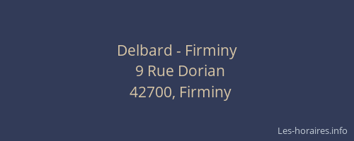 Delbard - Firminy