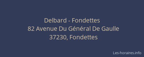Delbard - Fondettes