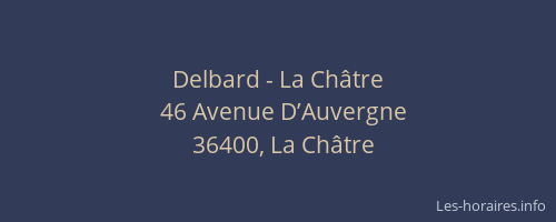 Delbard - La Châtre