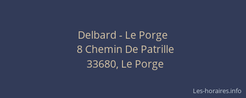 Delbard - Le Porge