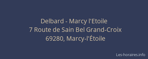 Delbard - Marcy l'Etoile