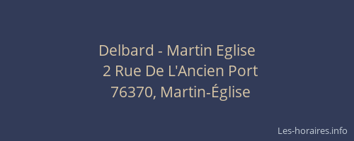 Delbard - Martin Eglise