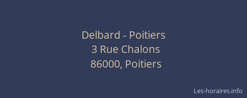 Delbard - Poitiers