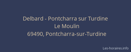 Delbard - Pontcharra sur Turdine