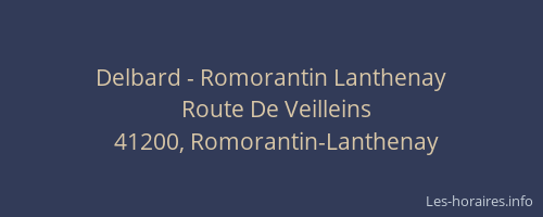 Delbard - Romorantin Lanthenay