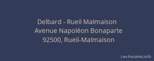 Delbard - Rueil Malmaison