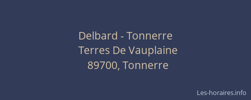 Delbard - Tonnerre