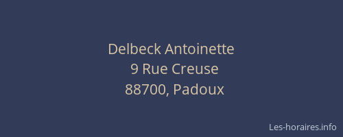 Delbeck Antoinette
