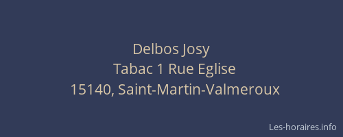 Delbos Josy