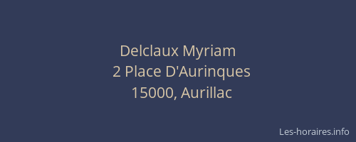 Delclaux Myriam