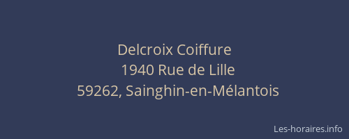 Delcroix Coiffure
