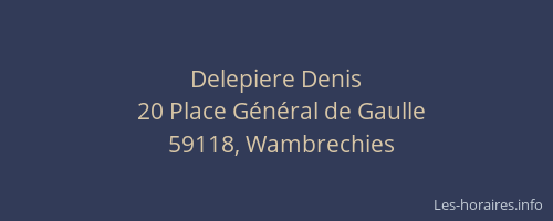 Delepiere Denis
