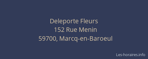 Deleporte Fleurs