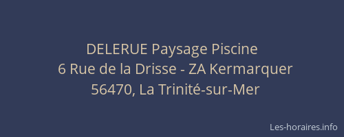 DELERUE Paysage Piscine