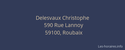 Delesvaux Christophe