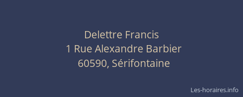 Delettre Francis
