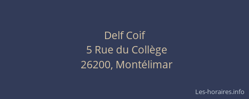 Delf Coif