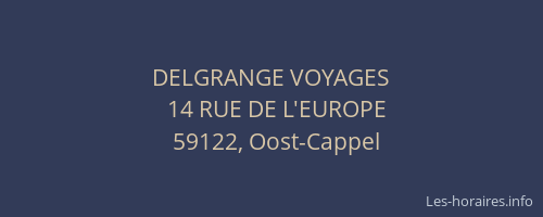 DELGRANGE VOYAGES