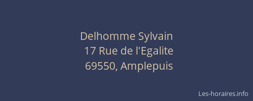 Delhomme Sylvain