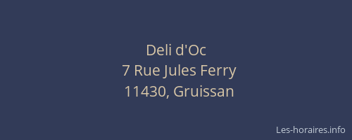 Deli d'Oc