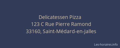 Delicatessen Pizza