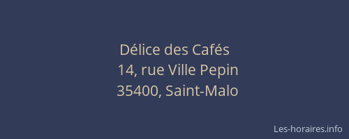 Délice des Cafés