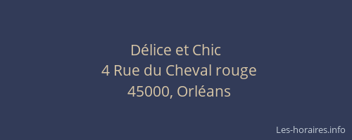 Délice et Chic