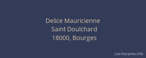 Delice Mauricienne