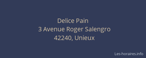 Delice Pain