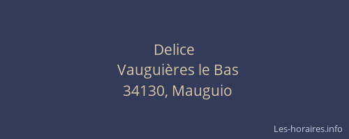 Delice