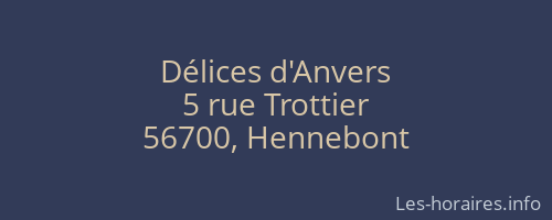 Délices d'Anvers