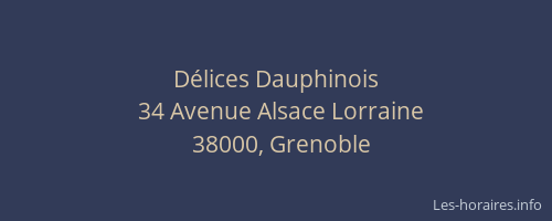 Délices Dauphinois