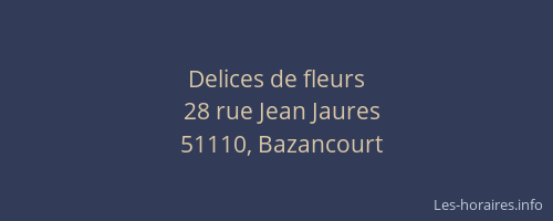 Delices de fleurs