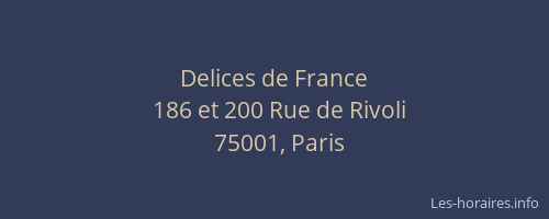Delices de France