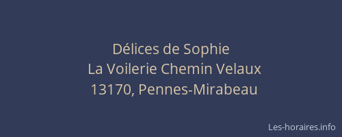Délices de Sophie