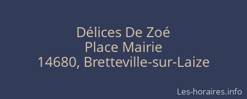 Délices De Zoé