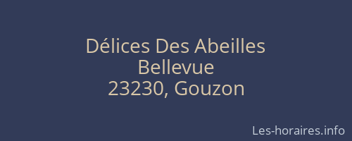 Délices Des Abeilles