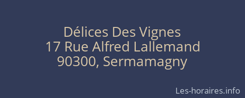 Délices Des Vignes