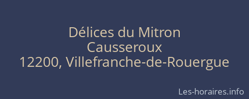 Délices du Mitron