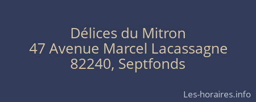 Délices du Mitron