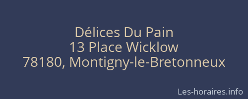 Délices Du Pain