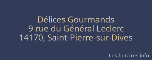 Délices Gourmands