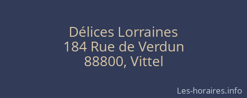 Délices Lorraines