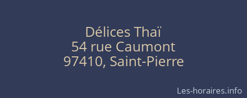 Délices Thaï