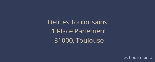 Délices Toulousains