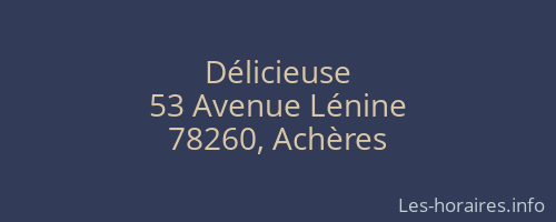 Délicieuse