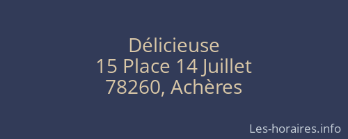 Délicieuse