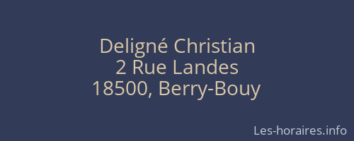 Deligné Christian