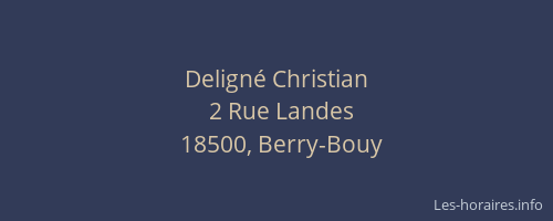 Deligné Christian